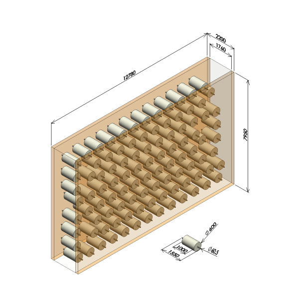 チェーン式ロールストッカー