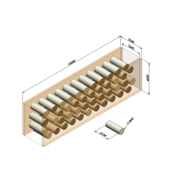 チェーン式ロールストッカー